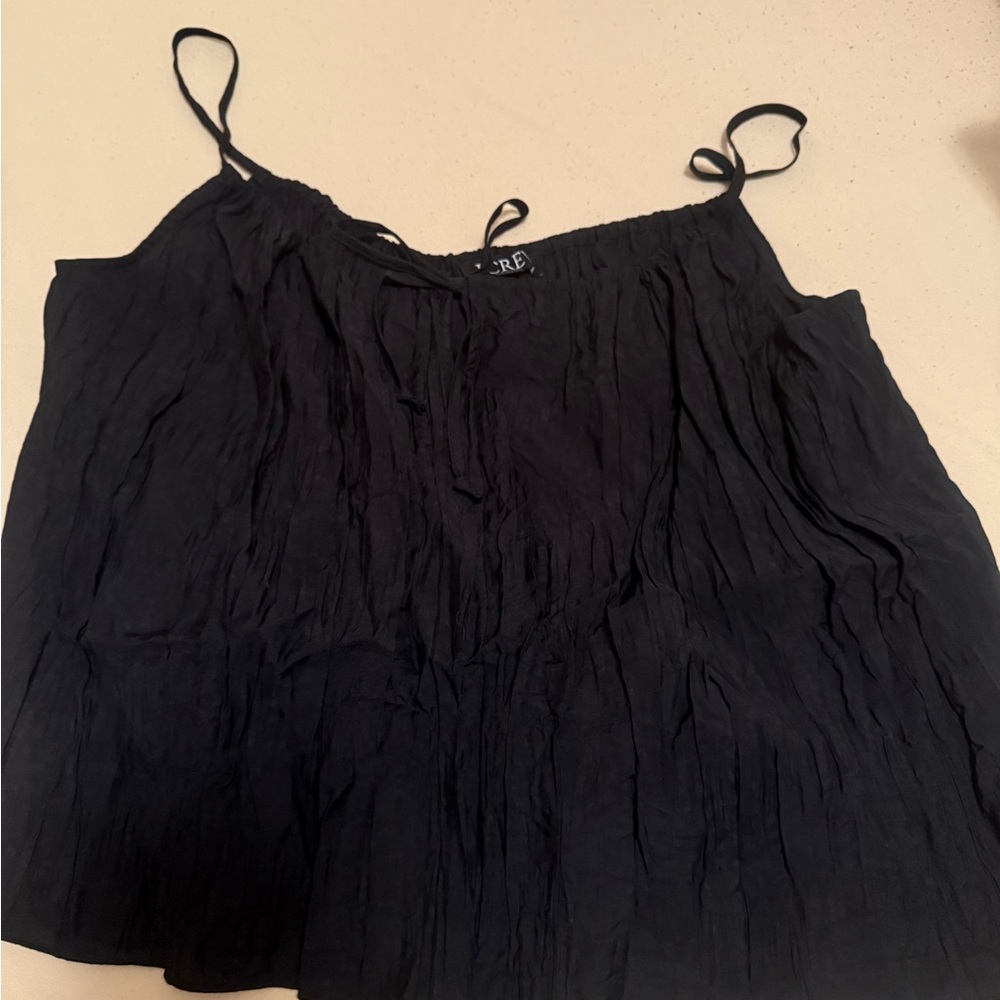 Gauze crinkle tank